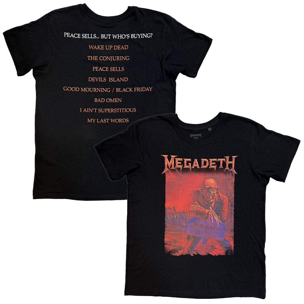 MEGADETH - (2027年 2月 来日 ) - Peace Sells Album Cover / バックプリントあり